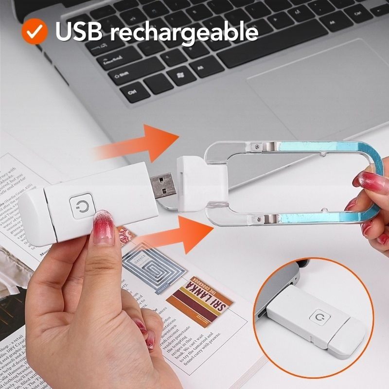 ⚡FLASH SALE !⚡USB Rechargeable LED Book Light – Read Anywhere, Anytime