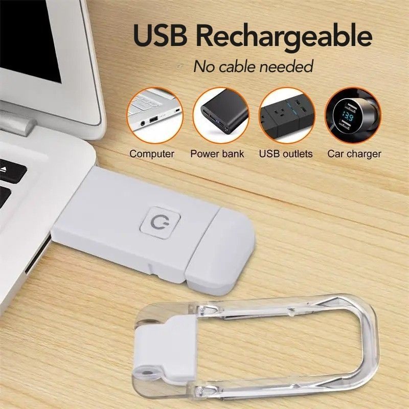 ⚡FLASH SALE !⚡USB Rechargeable LED Book Light – Read Anywhere, Anytime