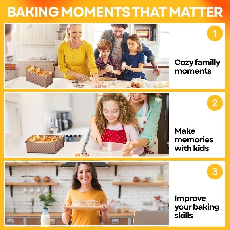 💥BEST SELLER💥! Pullman Loaf Pan - The only baking pan you need !🍴