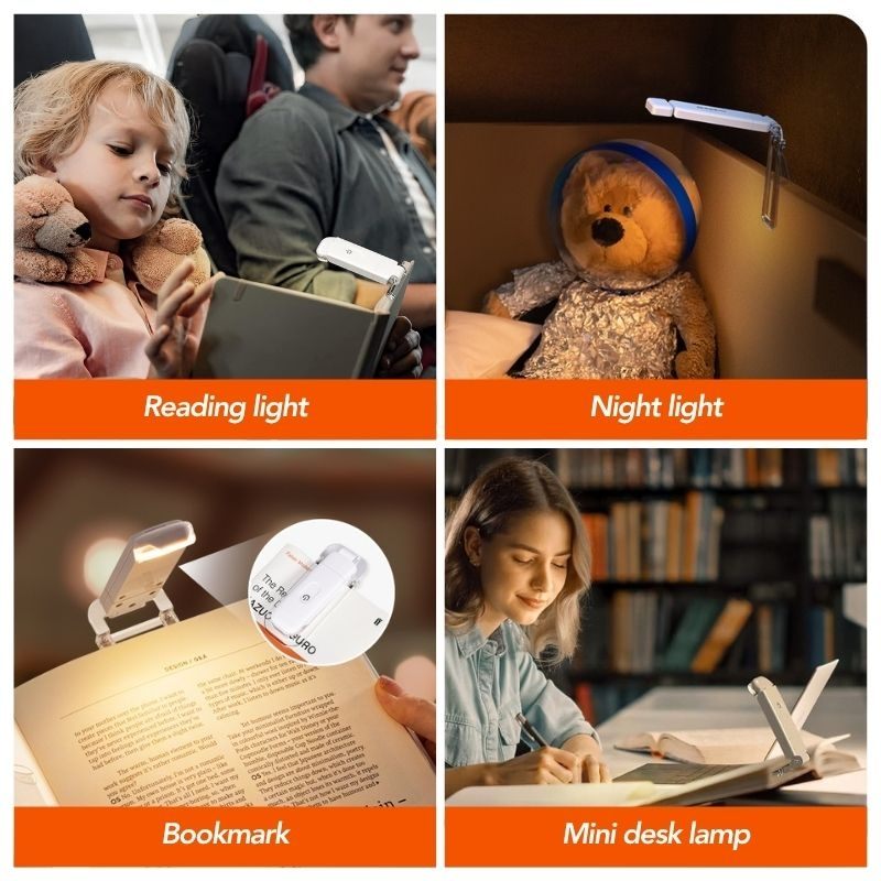 ⚡FLASH SALE !⚡USB Rechargeable LED Book Light – Read Anywhere, Anytime