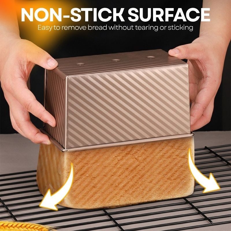 💥BEST SELLER💥! Pullman Loaf Pan - The only baking pan you need !🍴