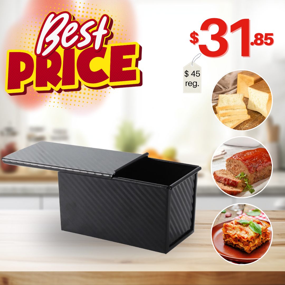 💥BEST SELLER💥! Pullman Loaf Pan - The only baking pan you need !🍴