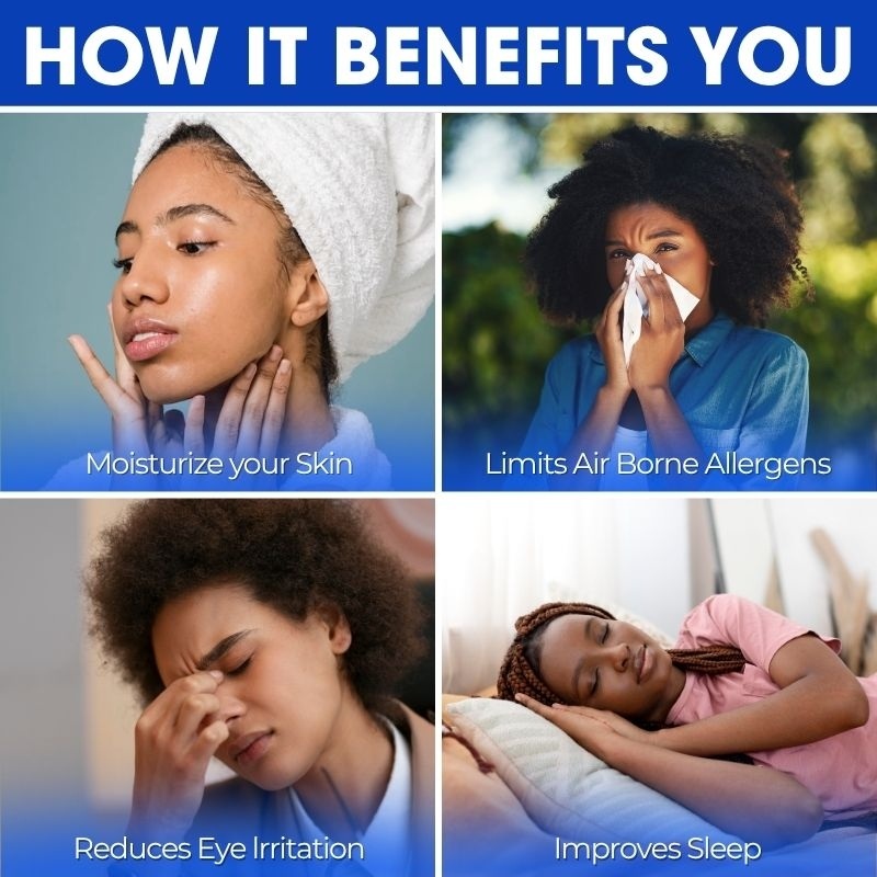 SALE UPTO 50%! USB Mini Humidifier for Soothing Relief Day and Night