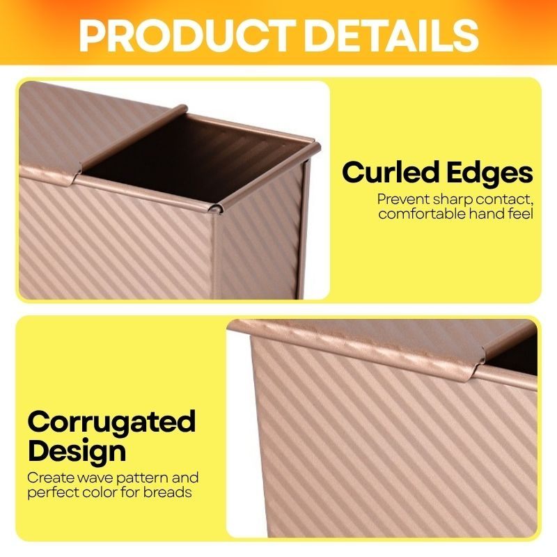 💥BEST SELLER💥! Pullman Loaf Pan - The only baking pan you need !🍴