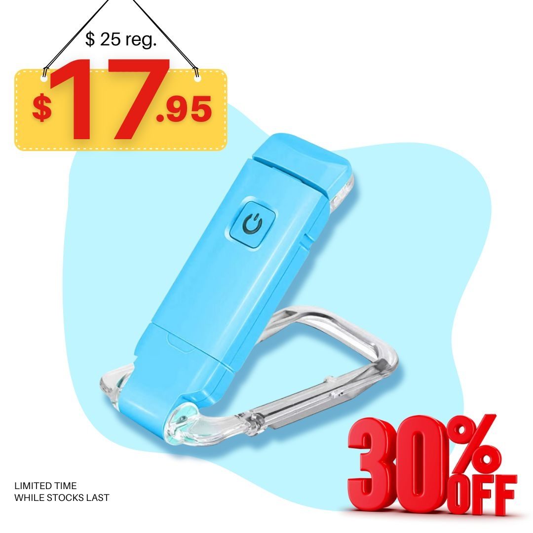 ⚡FLASH SALE !⚡USB Rechargeable LED Book Light – Read Anywhere, Anytime