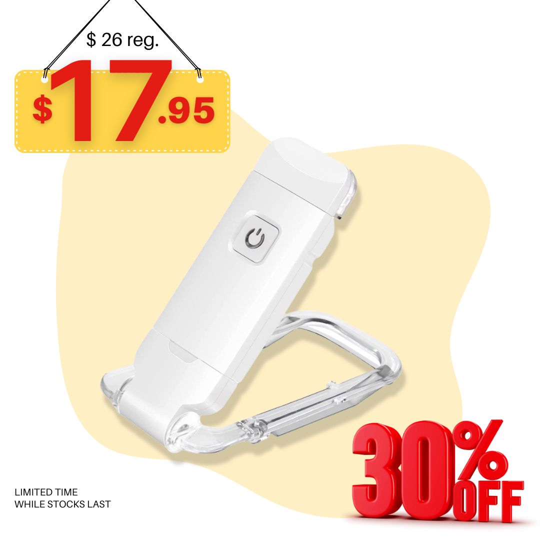 ⚡FLASH SALE !⚡USB Rechargeable LED Book Light – Read Anywhere, Anytime