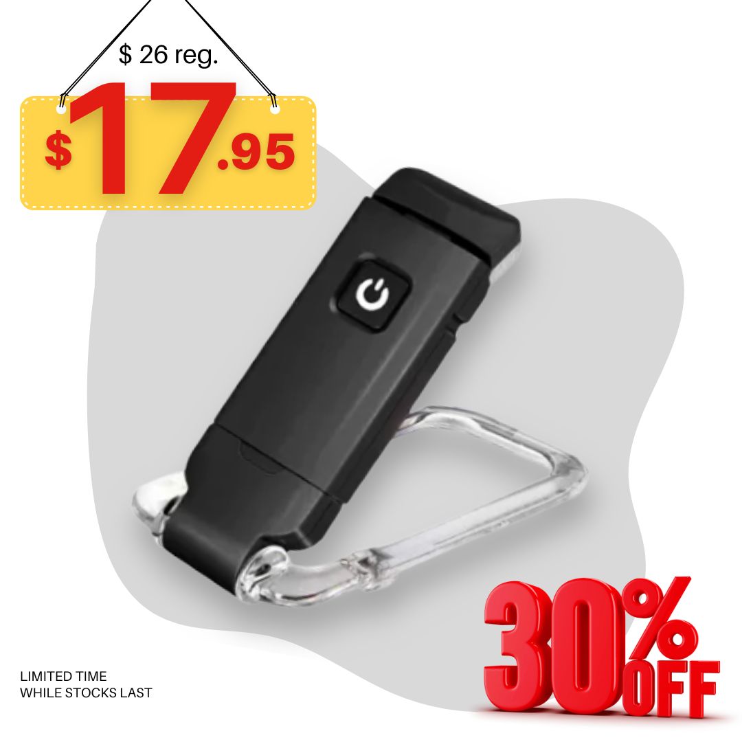 ⚡FLASH SALE !⚡USB Rechargeable LED Book Light – Read Anywhere, Anytime