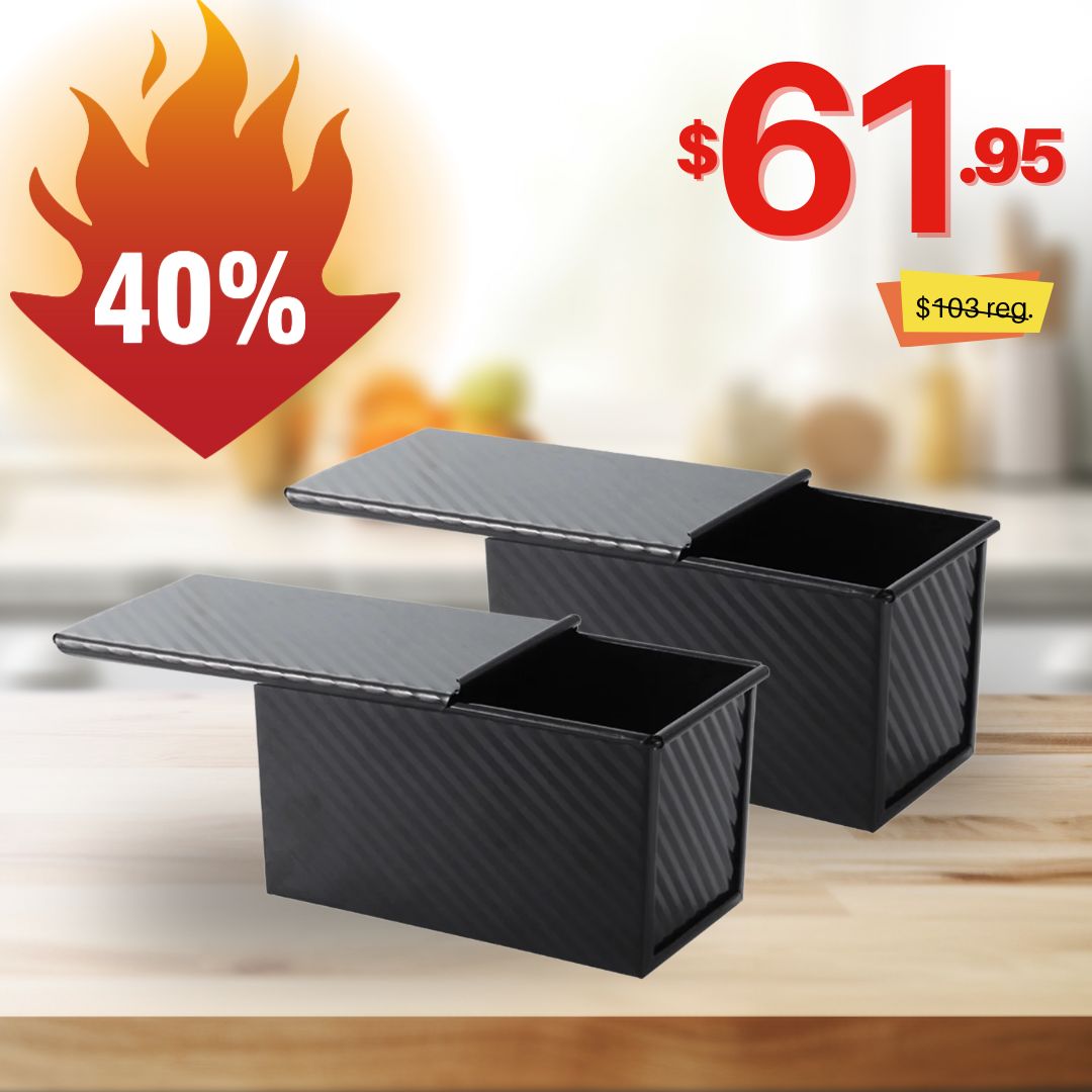 💥BEST SELLER💥! Pullman Loaf Pan - The only baking pan you need !🍴