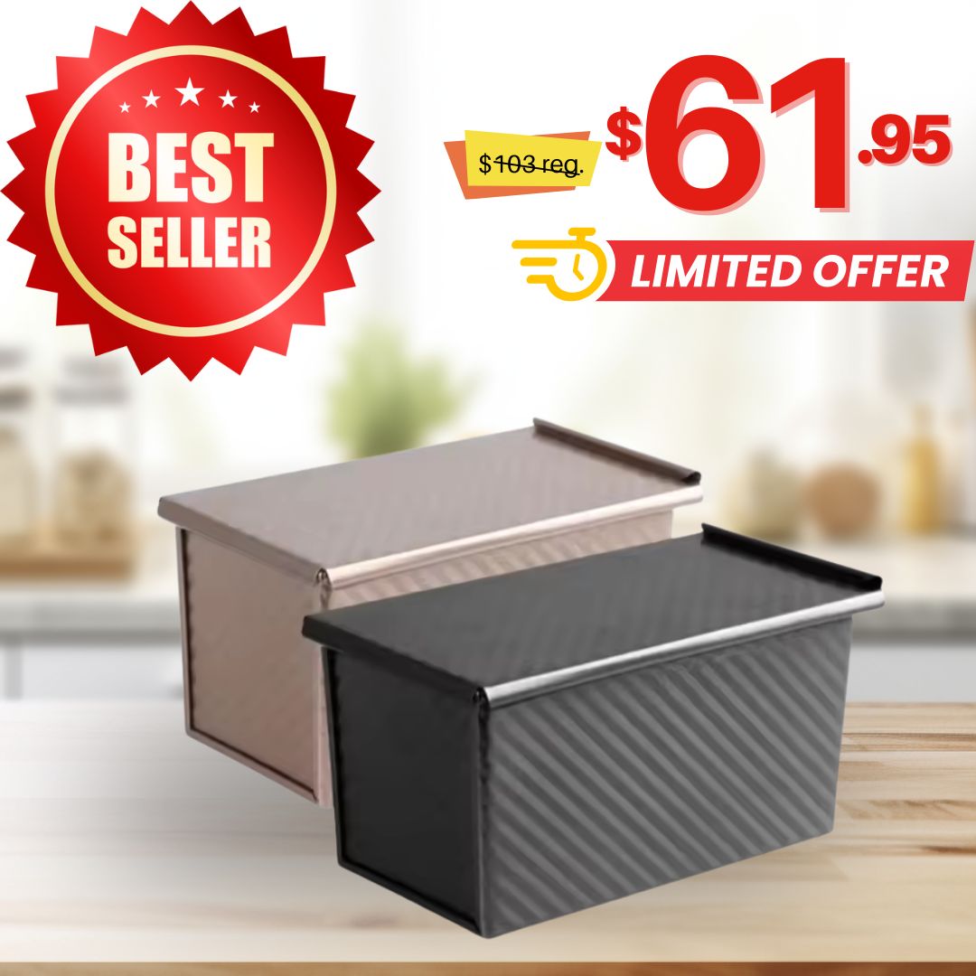 💥BEST SELLER💥! Pullman Loaf Pan - The only baking pan you need !🍴